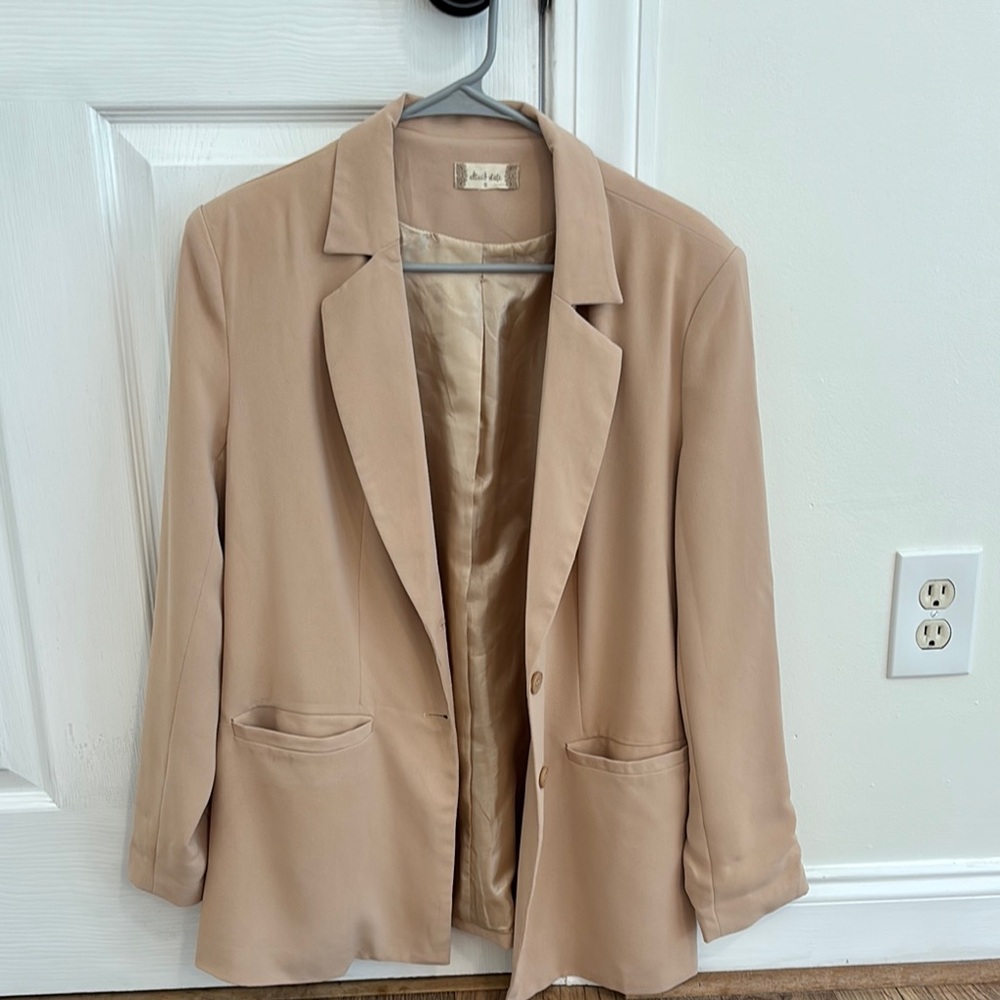 Altar’d state Beige Women's Blazer SMALL